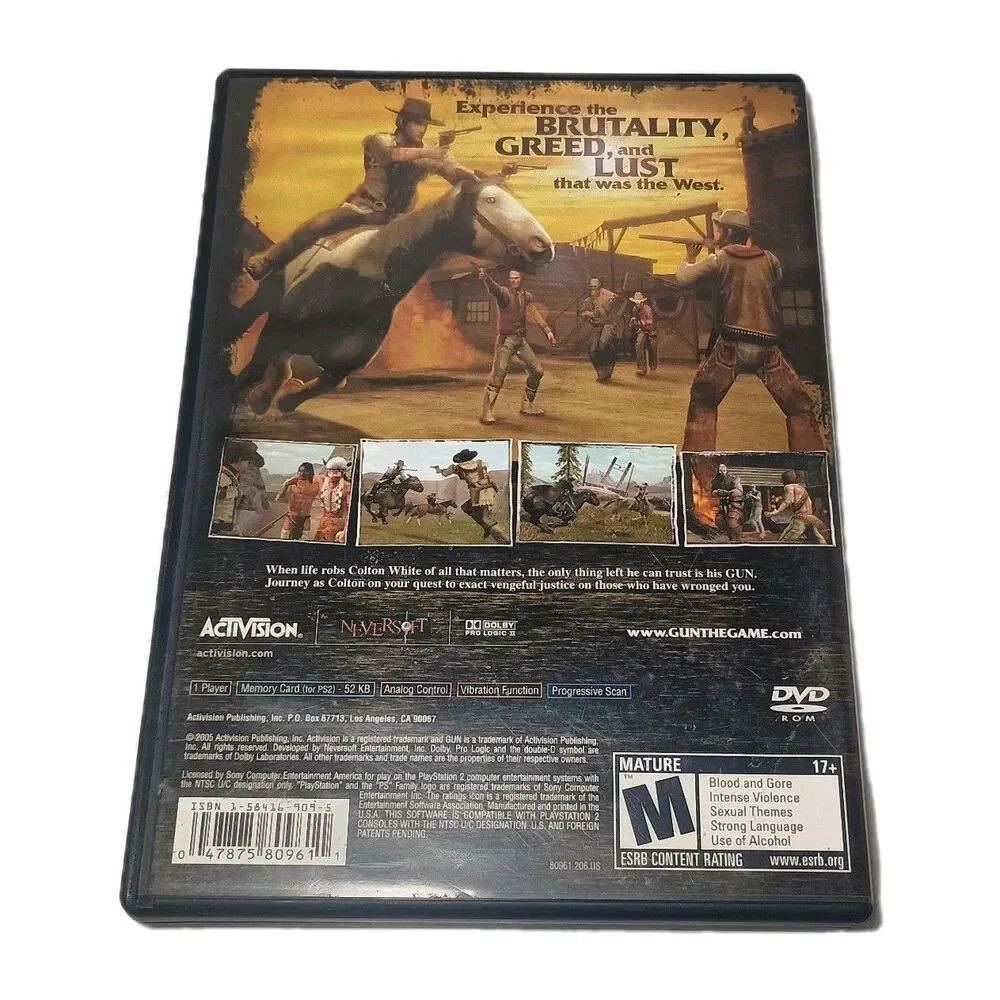 Gun (Sony PlayStation 2 PS2, 2005)